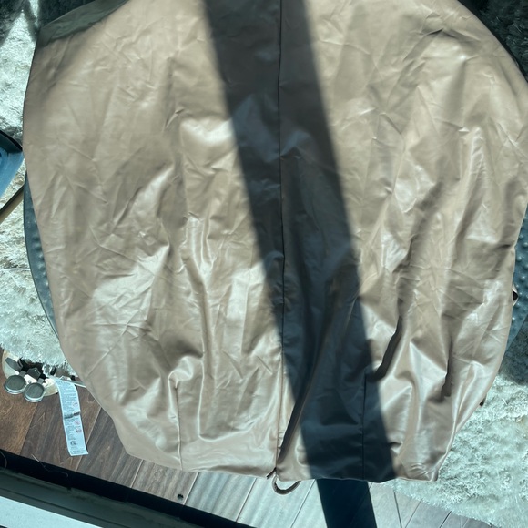 Taupe faux leather skirt - Picture 5 of 5